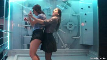 Soaking wet dancers in chic outfits Screencap 34 on www.sinx.com