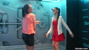 Soaking wet dancers in chic outfits Screencap 4 on www.sinx.com