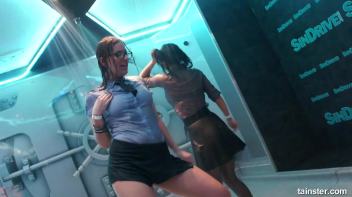 Soaking wet dancers in chic outfits Screencap 40 on www.sinx.com