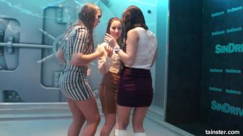 Soaking wet dancers in chic outfits Screencap 44 on www.sinx.com