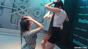 Soaking wet dancers in chic outfits Screencap 55 on www.sinx.com