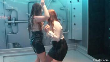 Soaking wet dancers in chic outfits Screencap 66 on www.sinx.com