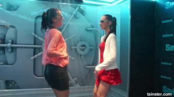 Soaking wet dancers in chic outfits Screencap 7 on www.sinx.com