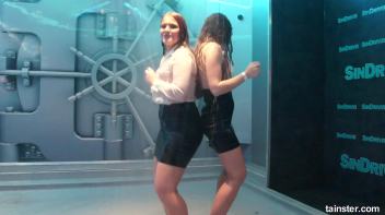 Soaking wet dancers in chic outfits Screencap 70 on www.sinx.com