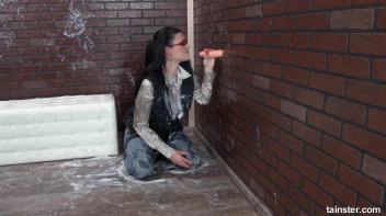 Alice Nice covered in jizz within seconds Screencap 30 on www.sinx.com