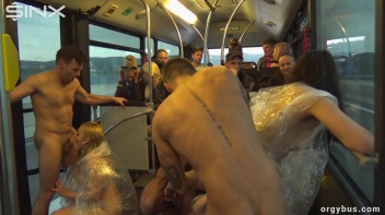 Orgy Bus Full Of Swingers In Full Swing Screencap 37 on www.sinx.com