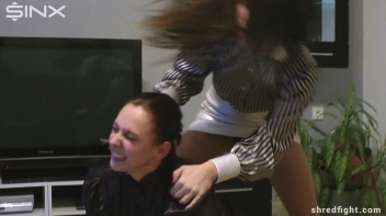 Lingerie Clad Cuties Heated Female Wrestling - Cam 1 Screencap 9 on www.sinx.com