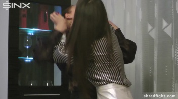 Lingerie Clad Cuties Heated Female Wrestling - Cam 1 Screencap 7 on www.sinx.com