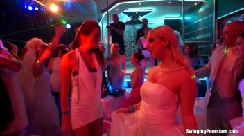 Bridal Fuck Wars Part 1 - Lesbian Cam Screencap 13 on www.sinx.com