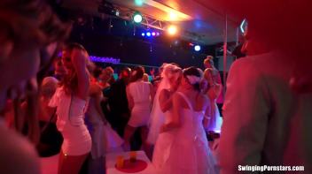 Bridal Fuck Wars Part 1 - Lesbian Cam Screencap 21 on www.sinx.com