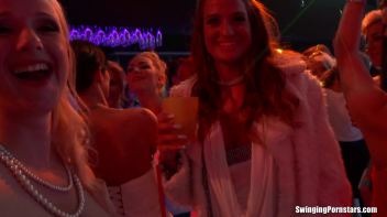 Bridal Fuck Wars Part 1 - Lesbian Cam Screencap 3 on www.sinx.com