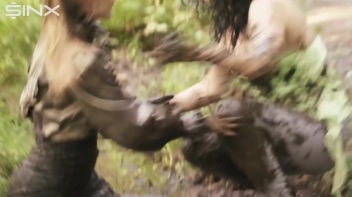 A Fiery Catfight In The Forest Screencap 18 on www.sinx.com