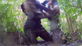 A Fiery Catfight In The Forest Screencap 19 on www.sinx.com