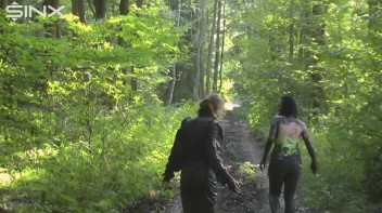 A Fiery Catfight In The Forest Screencap 49 on www.sinx.com