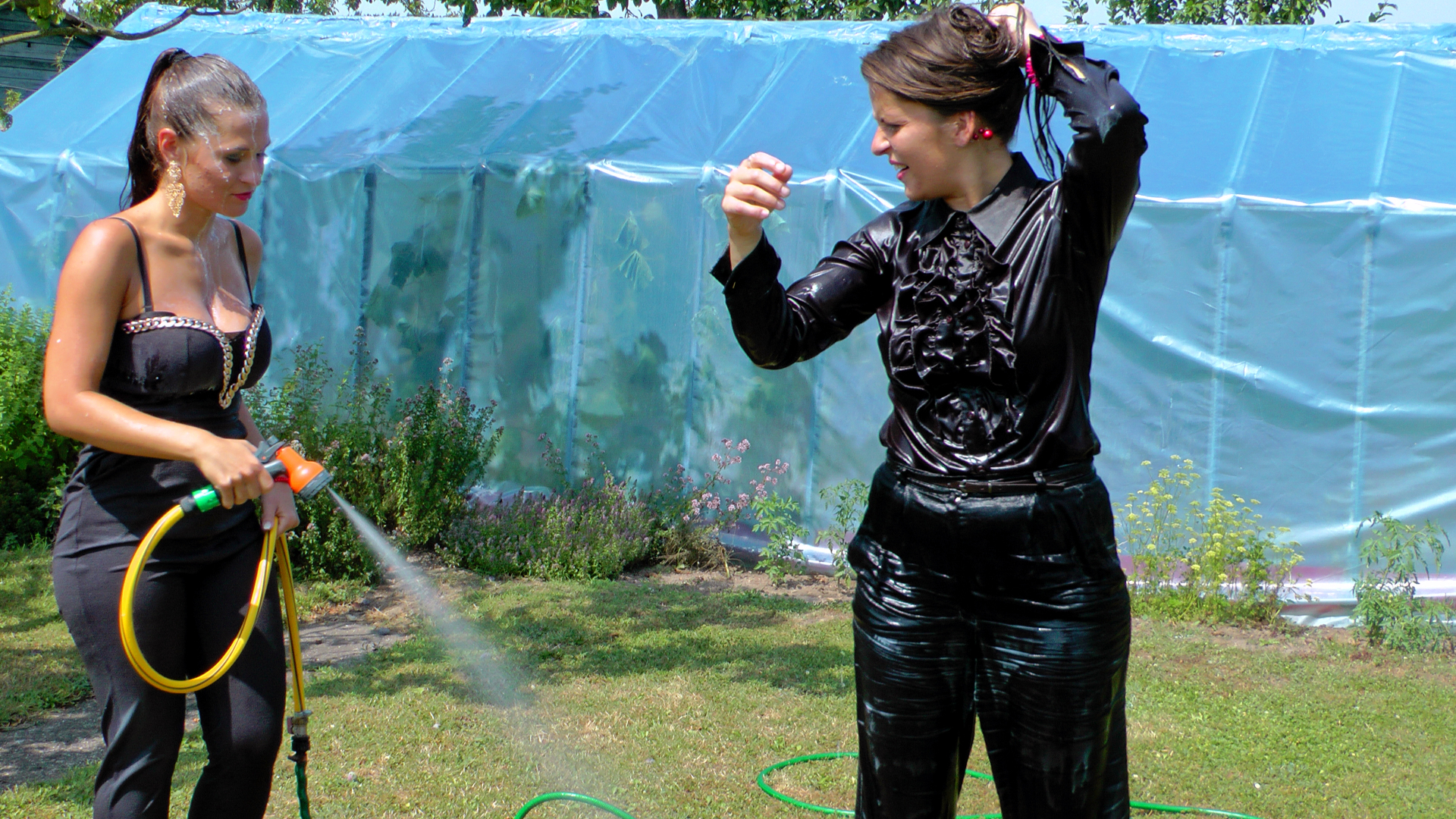 Milk Covered Cuties Shower Each Other Off on www.sinx.com