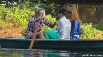 Boating Babes End Up Wet And Messy - Cam 2 Screencap 13 on www.sinx.com