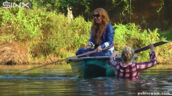 Boating Babes End Up Wet And Messy - Cam 2 Screencap 16 on www.sinx.com