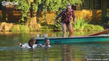 Boating Babes End Up Wet And Messy - Cam 2 Screencap 44 on www.sinx.com