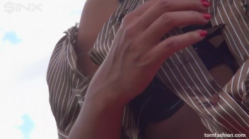 Big Tittied Beauty Shreds Her Blouse Screencap 45 on www.sinx.com