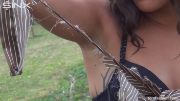 Big Tittied Beauty Shreds Her Blouse Screencap 59 on www.sinx.com
