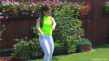 Cute Babes Get Soaked During Exercise - Cam 2 Screencap 19 on www.sinx.com
