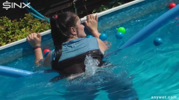 Cute Babes Get Soaked During Exercise - Cam 2 Screencap 29 on www.sinx.com