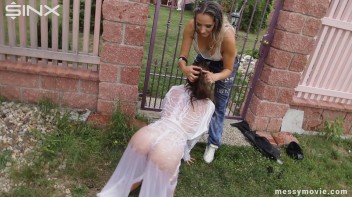 Submissive Slut Has Oiled Lezdom Experience Screencap 109 on www.sinx.com