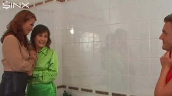 Gorgeous Girls Piss After Sharing A Hard Cock Screencap 1 on www.sinx.com