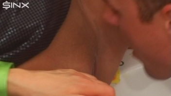 Gorgeous Girls Piss After Sharing A Hard Cock Screencap 32 on www.sinx.com