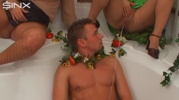 Gorgeous Girls Piss After Sharing A Hard Cock Screencap 63 on www.sinx.com