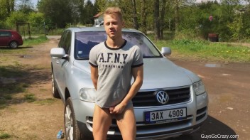 Some Guys Just Love Their Car! Screencap 36 on www.sinx.com