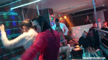 After Work Orgy Rampage Part 1 - Lesbo Cam Screencap 71 on www.sinx.com