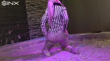 Seductive Blonde Covers Herself In Mud Screencap 23 on www.sinx.com