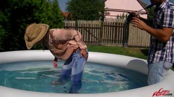 This Cowgirl Swallows Cum With Pride Screencap 32 on www.sinx.com