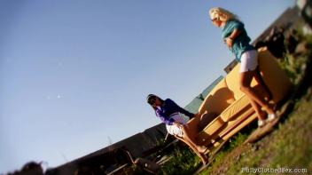 Outdoor Interracial Hotness Screencap 1 on www.sinx.com
