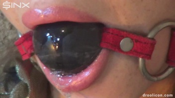 Clothed Humiliated Hottie Drools Over Ball Gag Screencap 17 on www.sinx.com