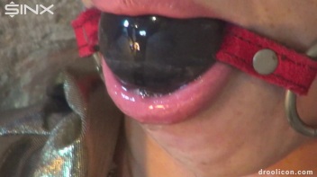 Clothed Humiliated Hottie Drools Over Ball Gag Screencap 23 on www.sinx.com