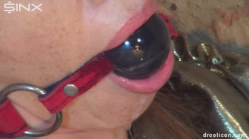 Clothed Humiliated Hottie Drools Over Ball Gag Screencap 31 on www.sinx.com