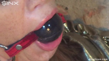 Clothed Humiliated Hottie Drools Over Ball Gag Screencap 32 on www.sinx.com