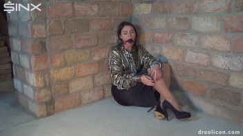 Clothed Humiliated Hottie Drools Over Ball Gag Screencap 33 on www.sinx.com
