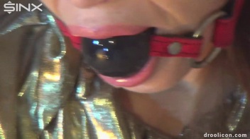 Clothed Humiliated Hottie Drools Over Ball Gag Screencap 6 on www.sinx.com