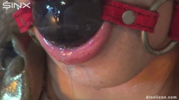 Clothed Humiliated Hottie Drools Over Ball Gag Screencap 16 on www.sinx.com