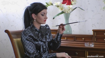 Seductress Smokes And Seduces Screencap 9 on www.sinx.com