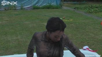 Ebony Hottie Bathes in Creamy Milk Screencap 37 on www.sinx.com