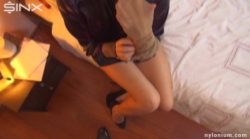 Brunette's Jizzy Handiwork On Big Cock Screencap 15 on www.sinx.com