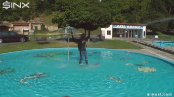 Raven Haired Hottie Soaks Herself At Waterpark Screencap 17 on www.sinx.com