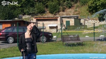 Raven Haired Hottie Soaks Herself At Waterpark Screencap 27 on www.sinx.com