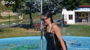 Raven Haired Hottie Soaks Herself At Waterpark Screencap 48 on www.sinx.com