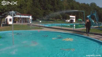 Raven Haired Hottie Soaks Herself At Waterpark Screencap 52 on www.sinx.com