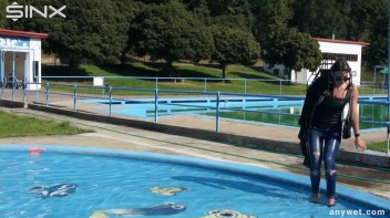 Raven Haired Hottie Soaks Herself At Waterpark Screencap 53 on www.sinx.com